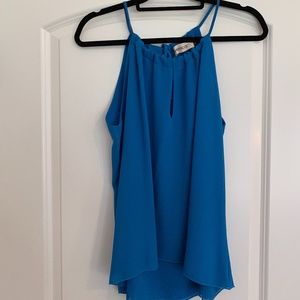 Flowy blue tank top